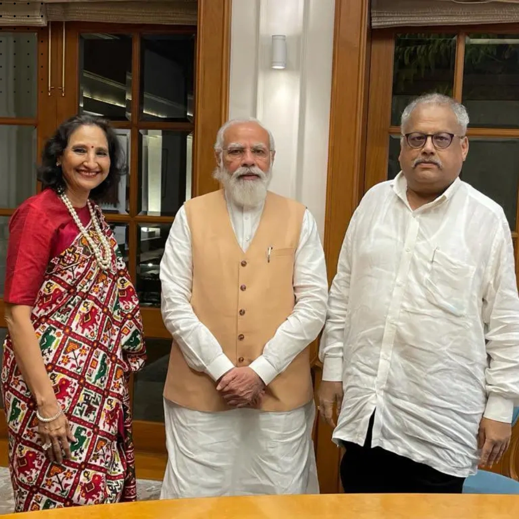 rakesh jhunjhunwala with modi